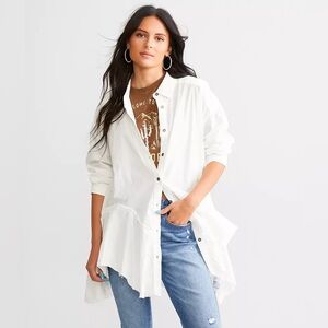 New Free People Freya Button Down - M